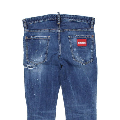 Mens Skinny Jeans Stretch Made In Italy Distressed