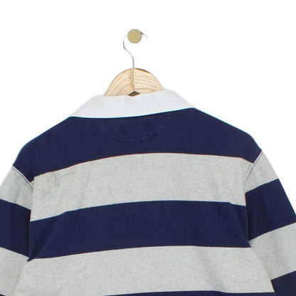 Mens Striped Rugby Shirt Custom Fit