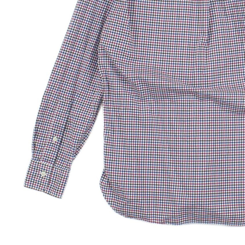 Mens Check Shirt Stretch Classic Fit