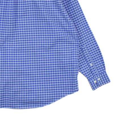 Mens Shirt Check Long Sleeve Classic