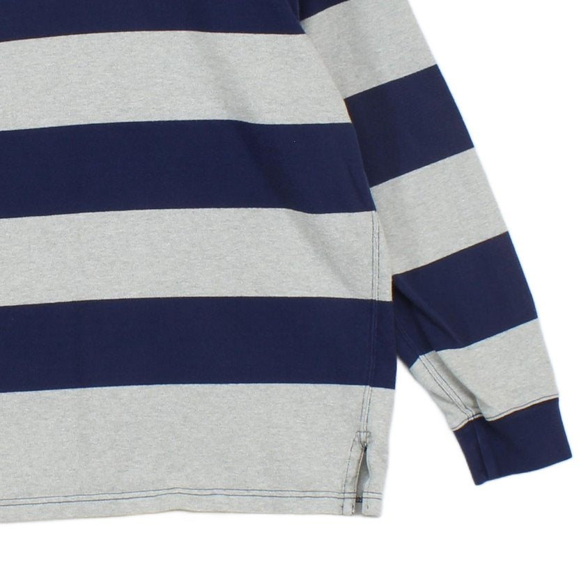 Mens Striped Rugby Shirt Custom Fit