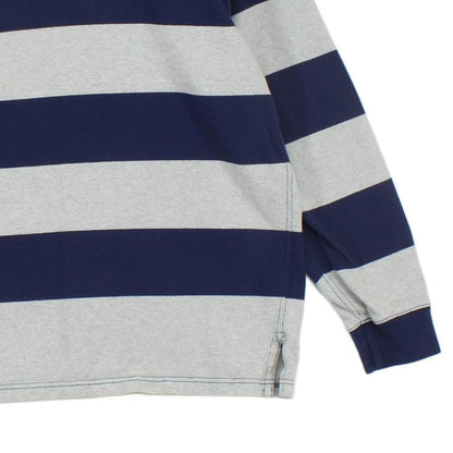 Mens Striped Rugby Shirt Custom Fit