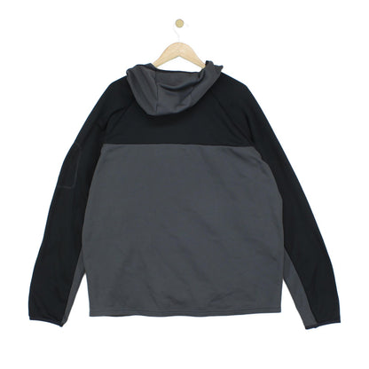 Mens Fleece Jacket Full Zip Hooded Outdoor