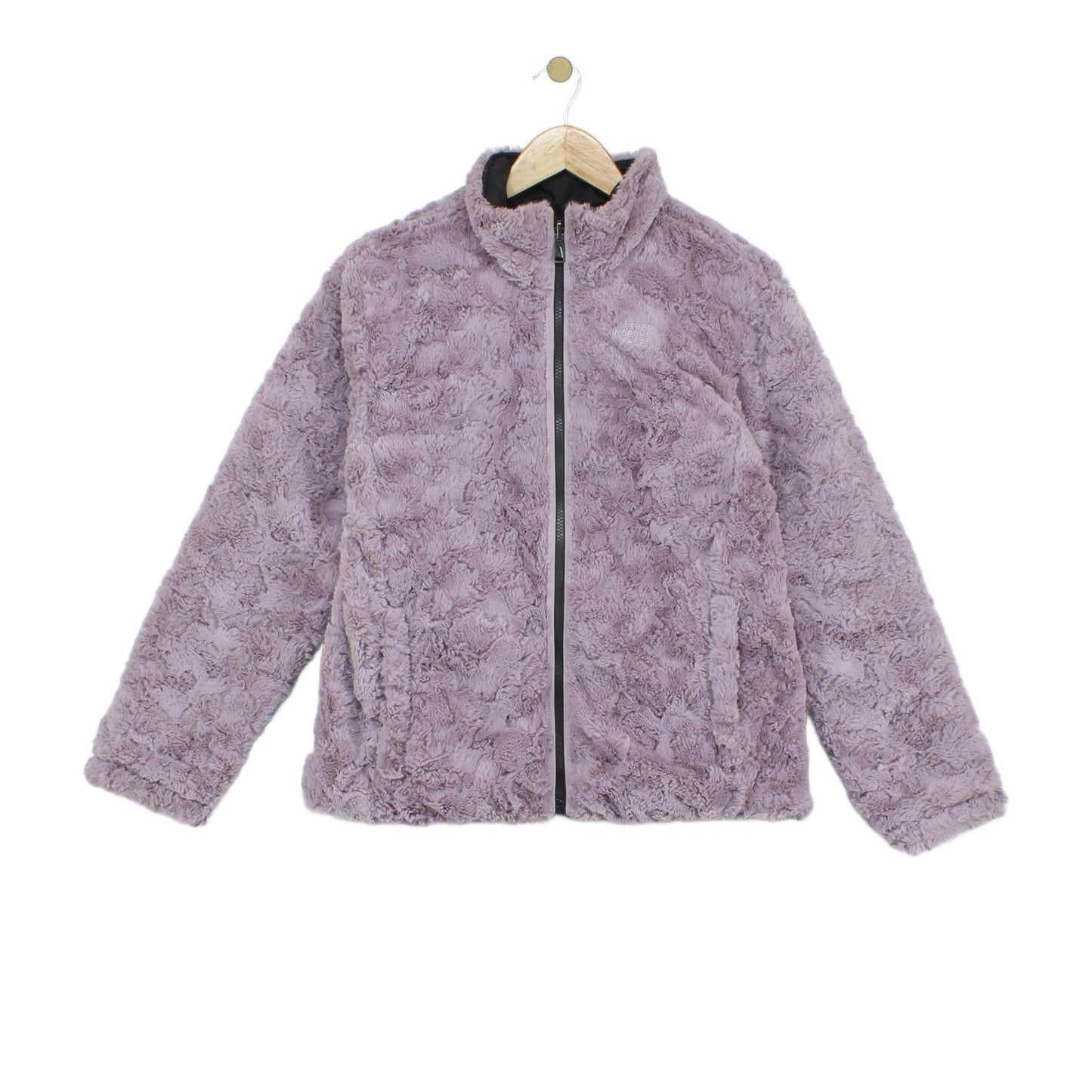 Girls Quilted Jacket Insulated Reversible Fleece