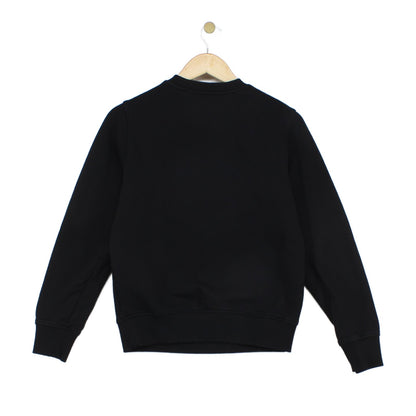 Womens Sweatshirt Logo Long Sleeve Crew Neck Cotton