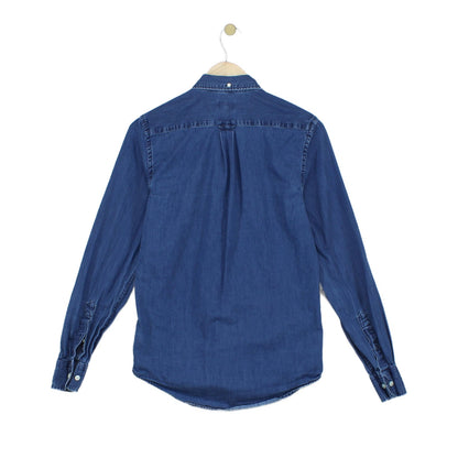 Mens Denim Shirt Button Up