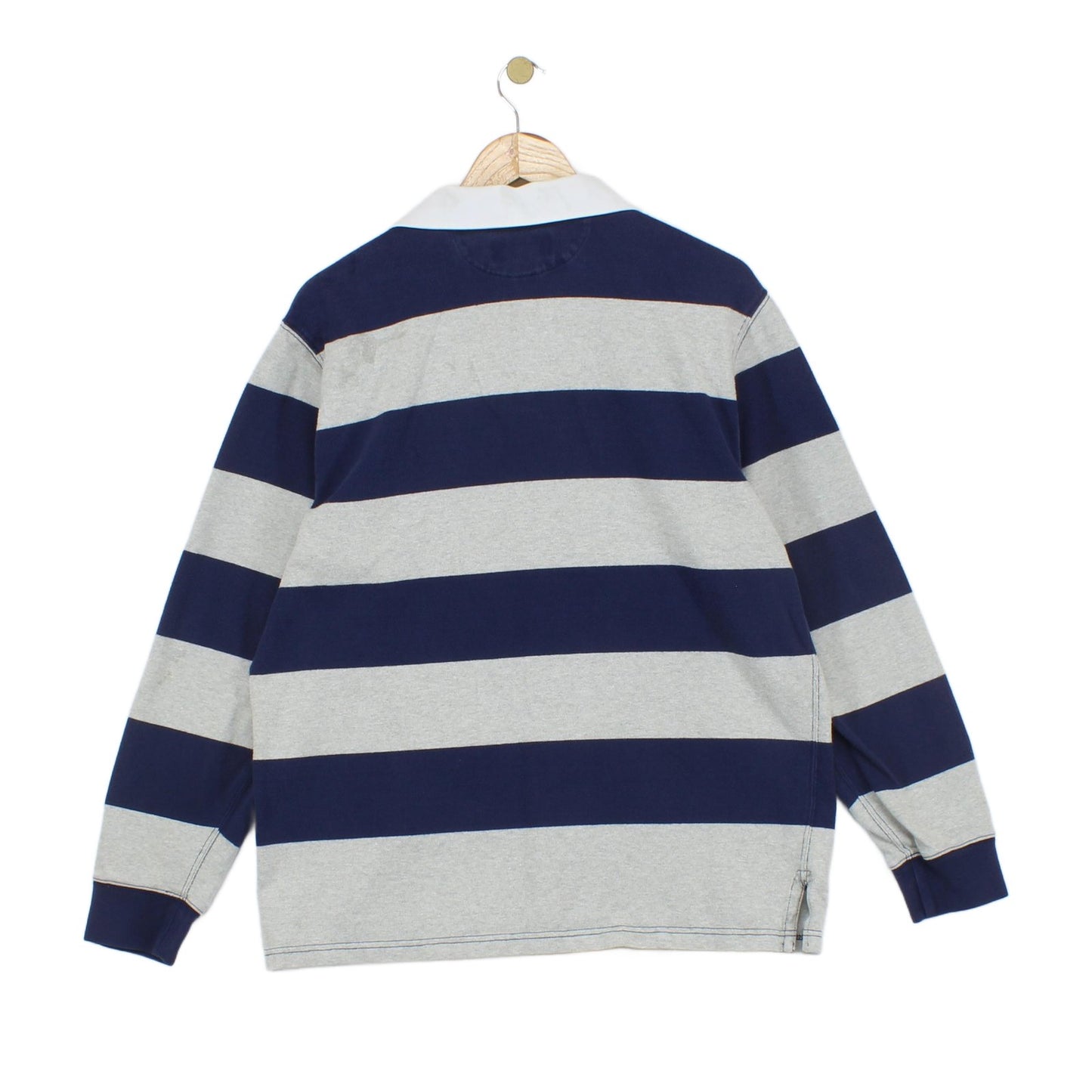Mens Striped Rugby Shirt Custom Fit