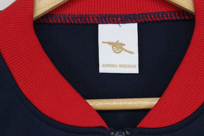 Mens Arsenal Track Jacket Full Zip Embroidered Logo