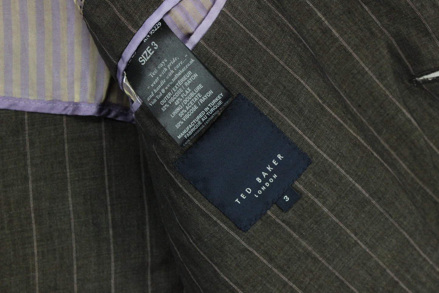 Mens Blazer Pinstripe Formal