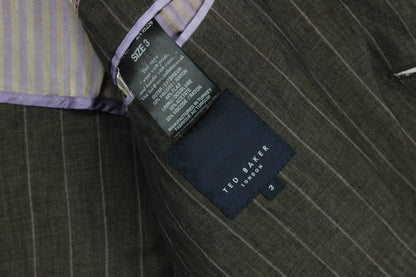 Mens Blazer Pinstripe Formal