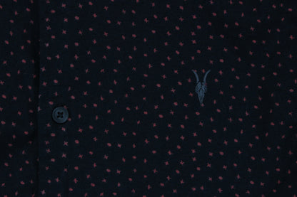 Mens Polka Dot Shirt Long Sleeve Casual