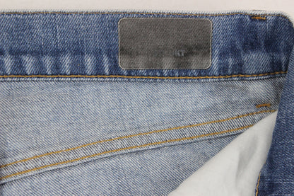 Mens D-Strukt Jeans Slim Distressed Denim
