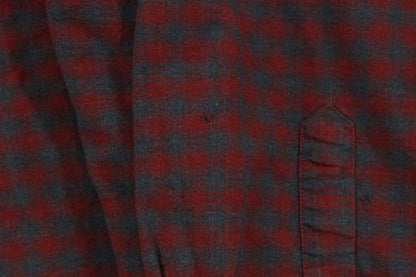 Mens Plaid Shirt Button Down Long Sleeve