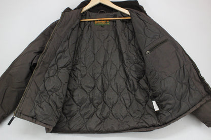 Mens Jacket Weatherguard Full Zip Cotton