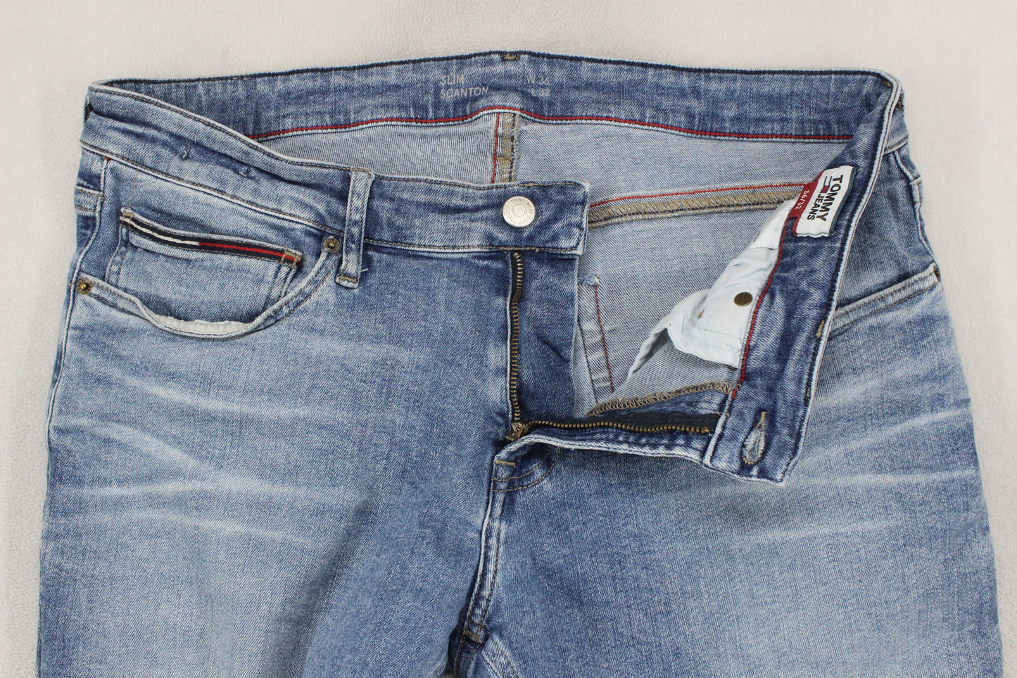 Mens Scanton Jeans Slim Fit Stretch Durable
