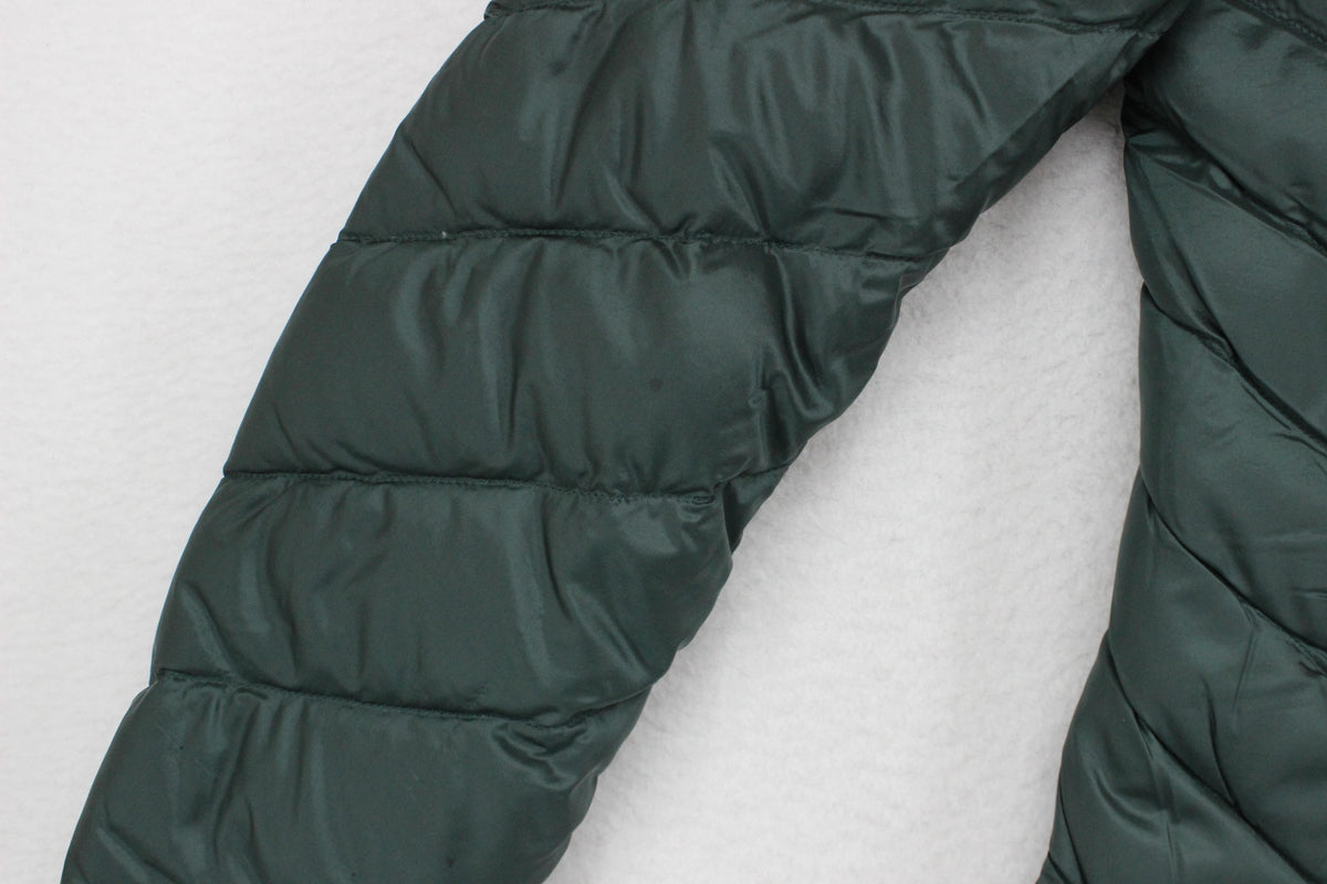 Womens Quilted Jacket Down Full Zip Lightweight Packable