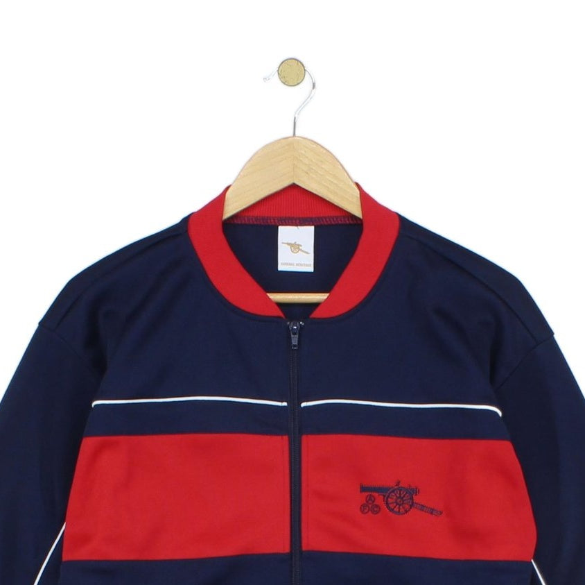 Mens Arsenal Track Jacket Full Zip Embroidered Logo