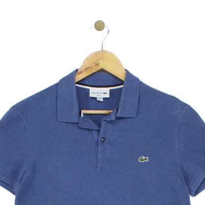 Mens Polo Shirt Slim Fit Logo Short Sleeve