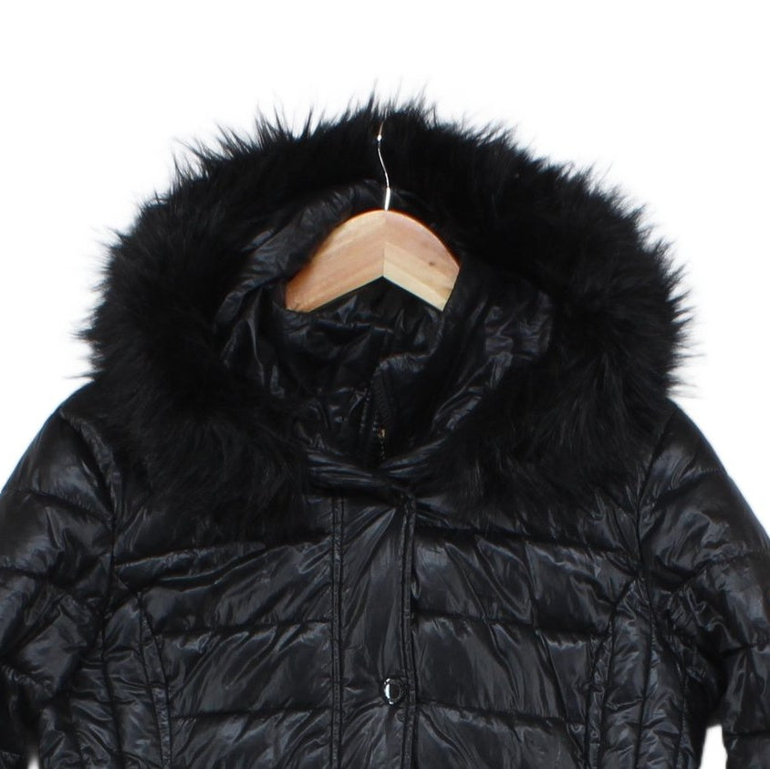 Womens Quilted Jacket Full Zip Hooded