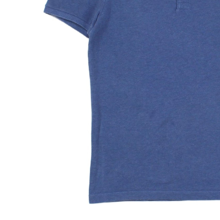 Mens Polo Shirt Slim Fit Logo Short Sleeve