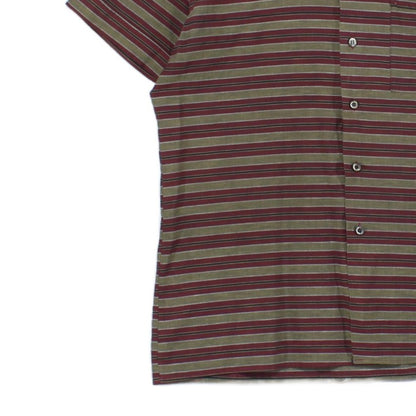 Mens Striped Shirt Short Sleeve Uk Made