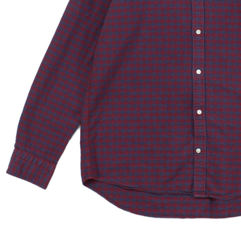 Mens Plaid Shirt Button Down Long Sleeve