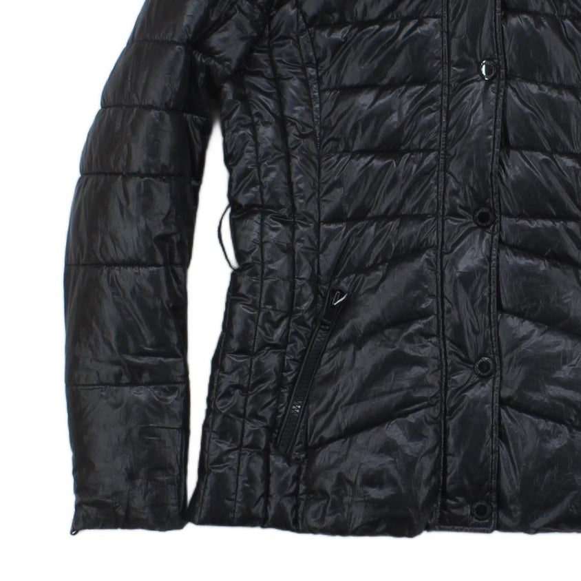 Womens Quilted Jacket Full Zip Hooded