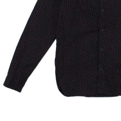 Mens Polka Dot Shirt Long Sleeve Casual