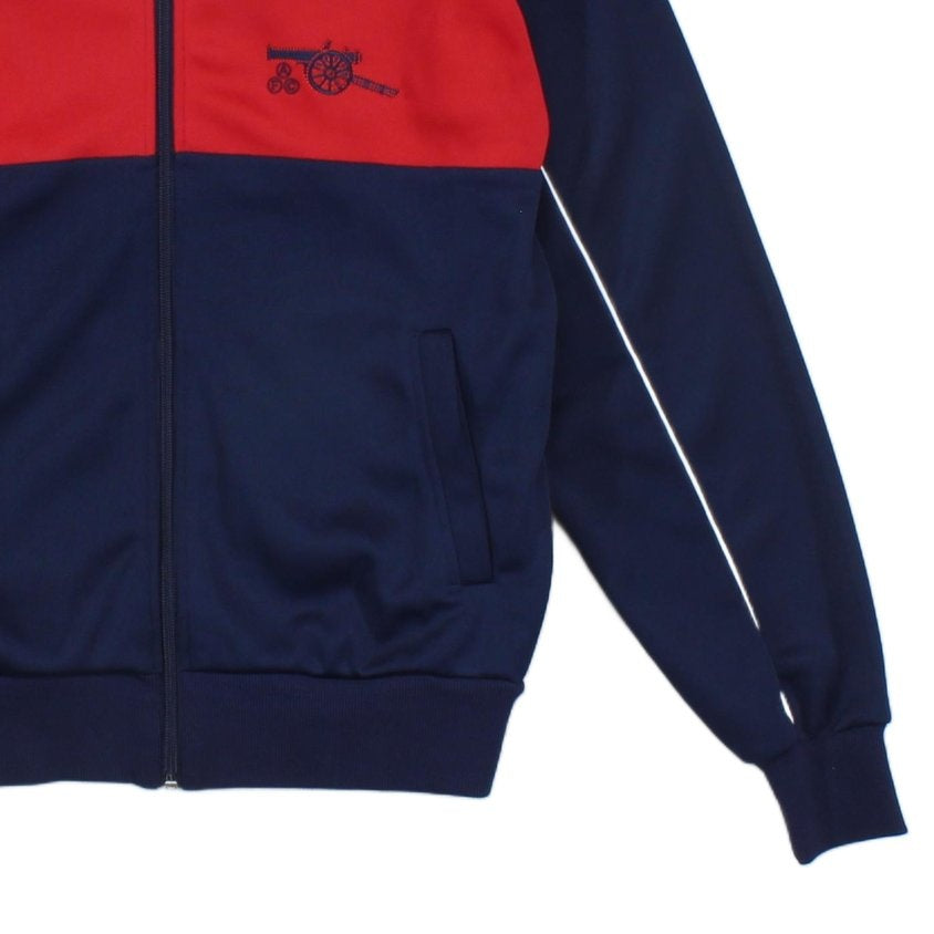 Mens Arsenal Track Jacket Full Zip Embroidered Logo