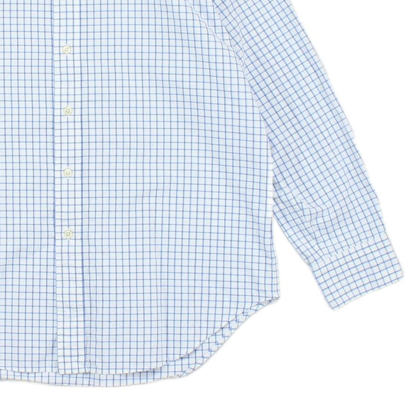 Mens Check Shirt Long Sleeve Cotton