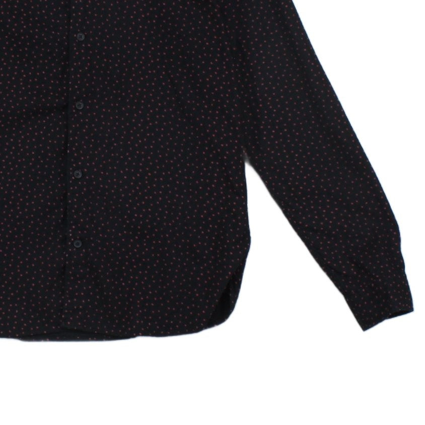 Mens Polka Dot Shirt Long Sleeve Casual