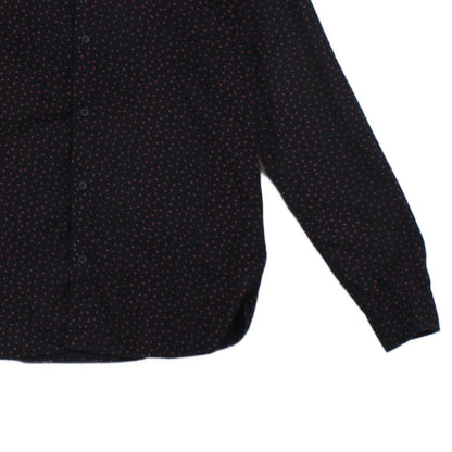 Mens Polka Dot Shirt Long Sleeve Casual