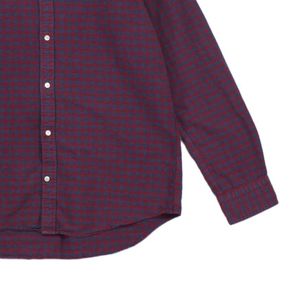 Mens Plaid Shirt Button Down Long Sleeve