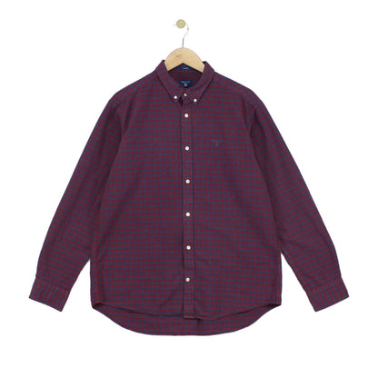 Mens Plaid Shirt Button Down Long Sleeve