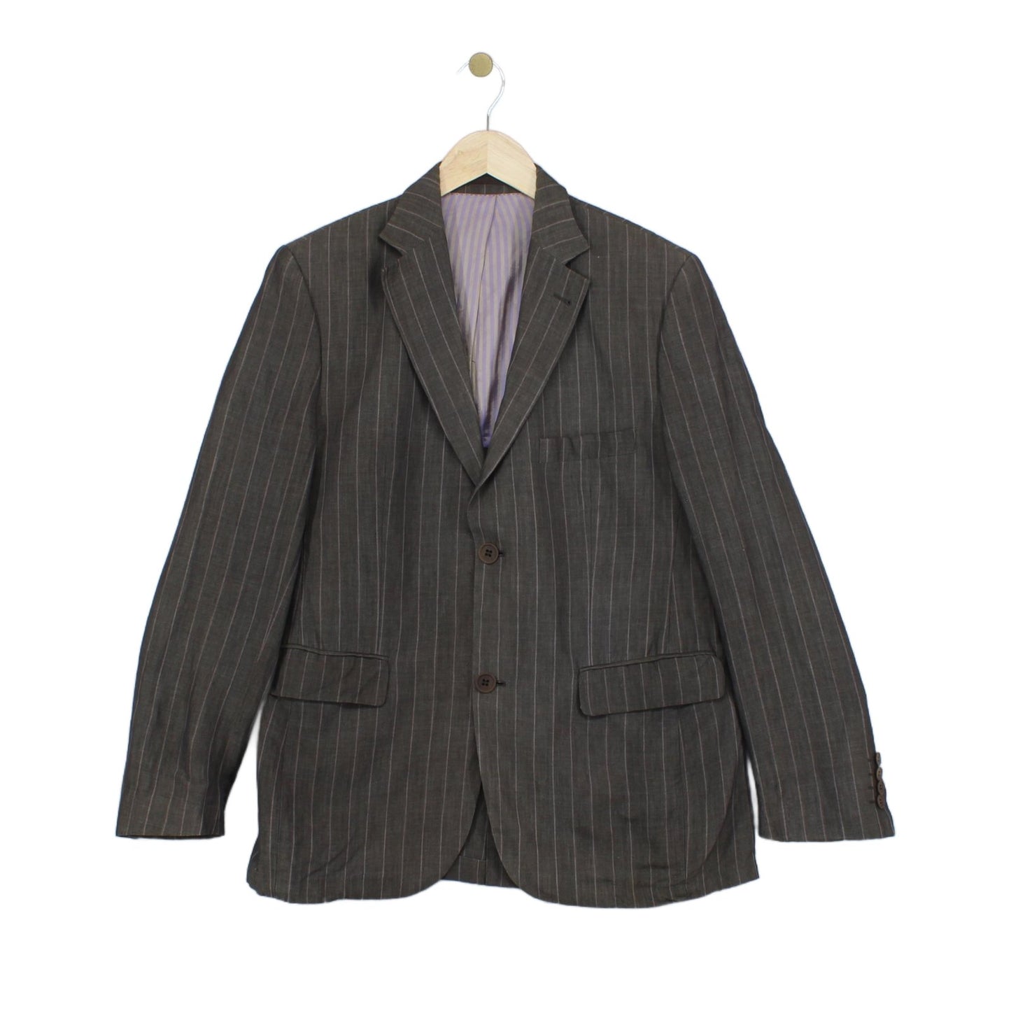 Mens Blazer Pinstripe Formal