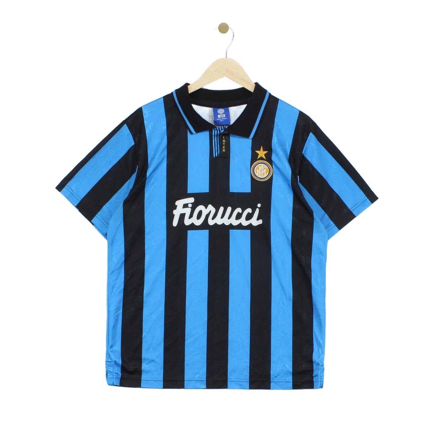 Mens Inter Milan Football Shirt Remake Retro 90S