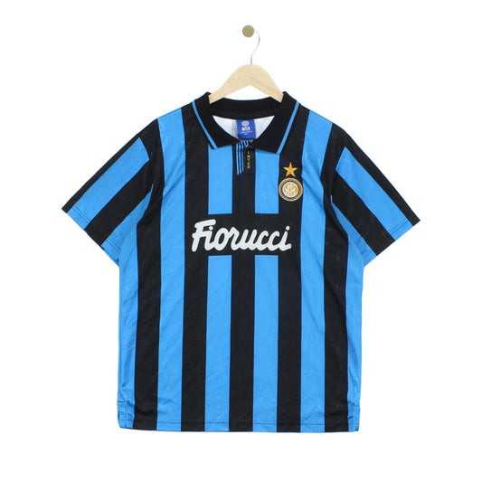 Mens Inter Milan Football Shirt Remake Retro 90S