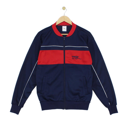 Mens Arsenal Track Jacket Full Zip Embroidered Logo