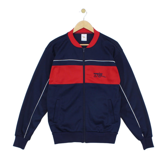 Mens Arsenal Track Jacket Full Zip Embroidered Logo