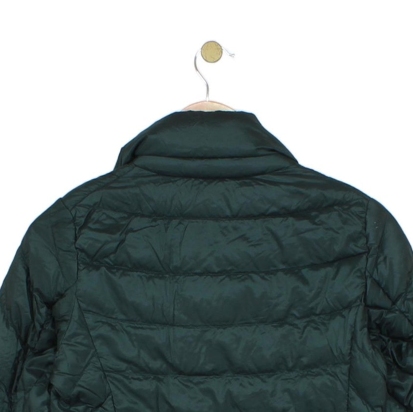 Womens Quilted Jacket Down Full Zip Lightweight Packable