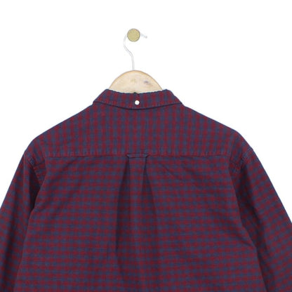 Mens Plaid Shirt Button Down Long Sleeve