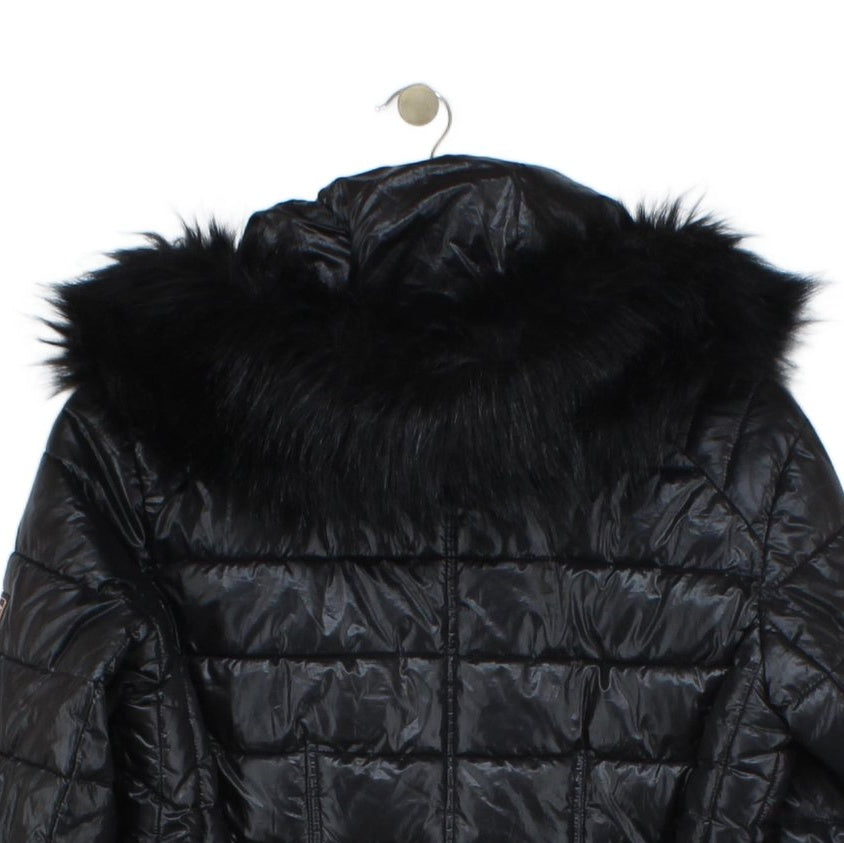 Womens Quilted Jacket Full Zip Hooded