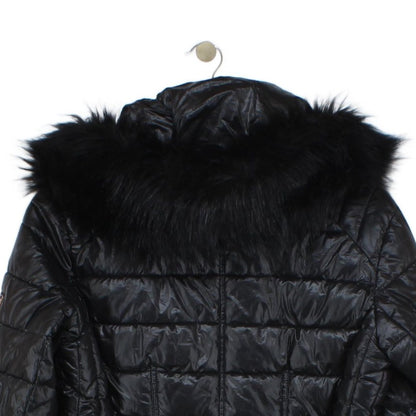 Womens Quilted Jacket Full Zip Hooded