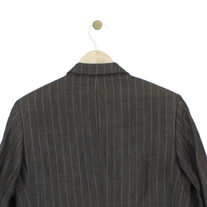 Mens Blazer Pinstripe Formal