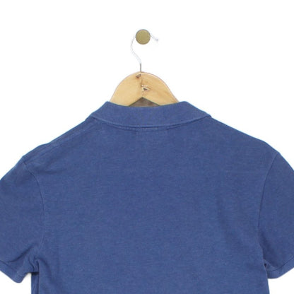 Mens Polo Shirt Slim Fit Logo Short Sleeve