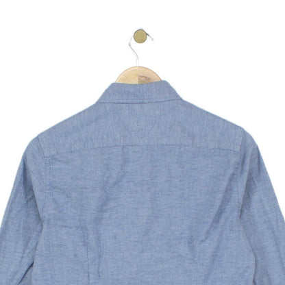 Mens Shirt Slim Fit Stretch Button Down