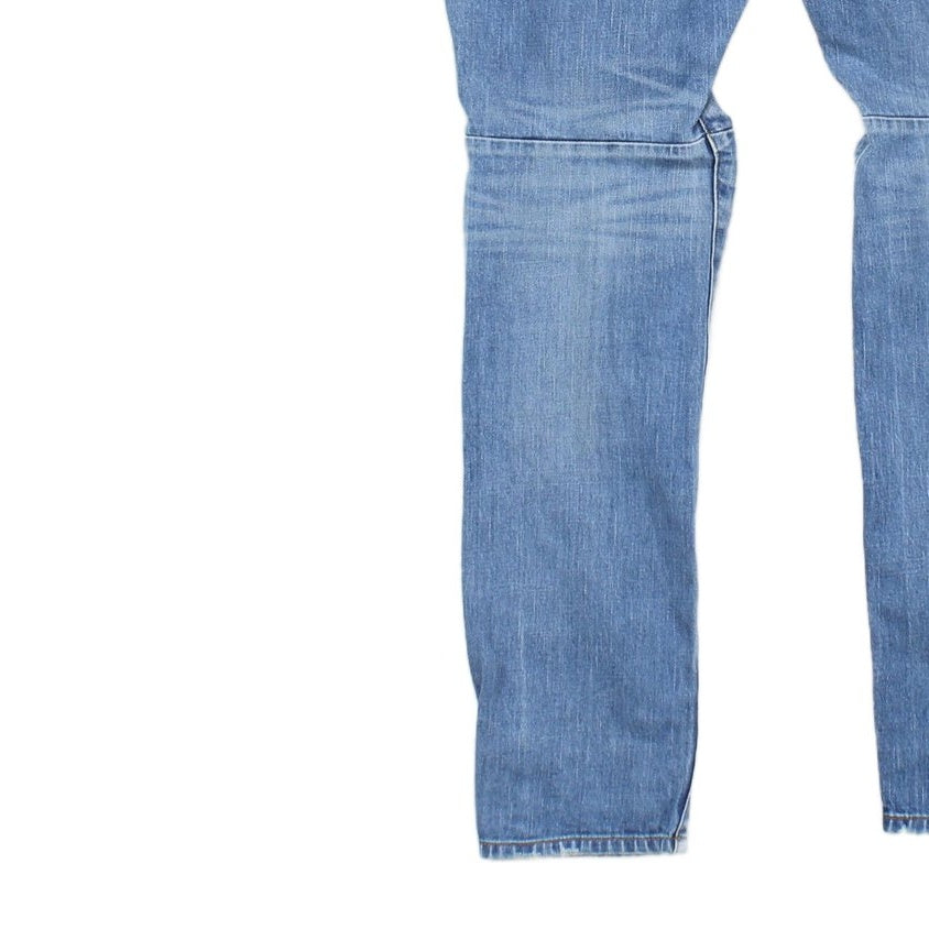 Mens D-Strukt Jeans Slim Distressed Denim