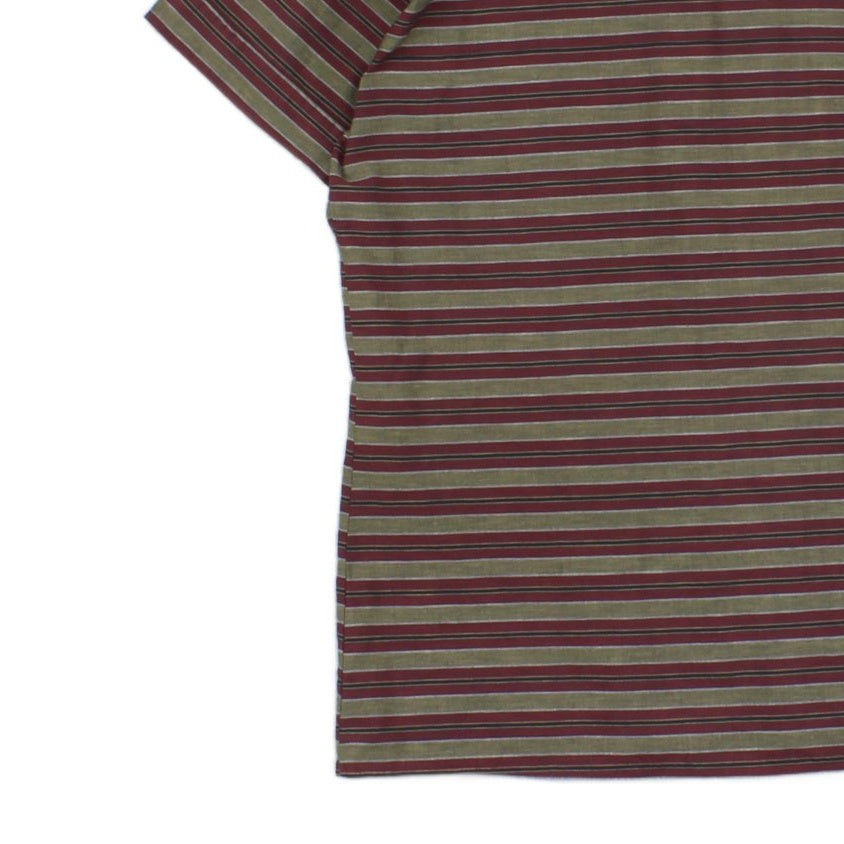 Mens Striped Shirt Short Sleeve Uk Made