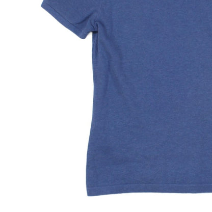 Mens Polo Shirt Slim Fit Logo Short Sleeve