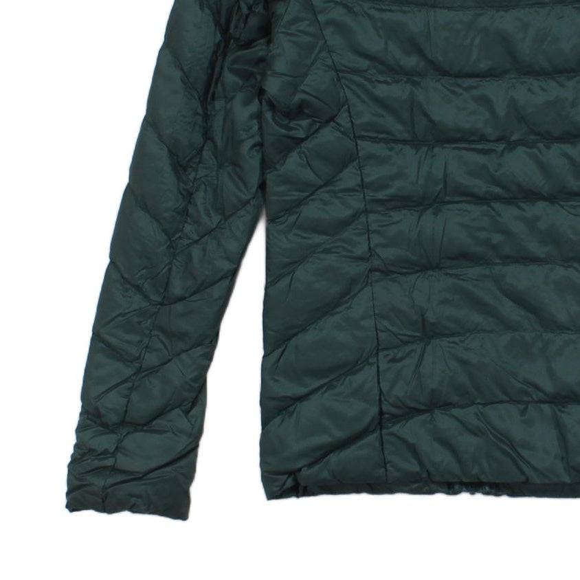 Womens Quilted Jacket Down Full Zip Lightweight Packable